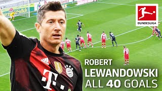 All 40 Goals of Robert Lewandowski 202021 so far [upl. by Eehtomit]