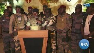 Gabon Military Removes Bongo [upl. by Ellehcam]