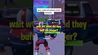 VALORANT Player tries Fortnite 😭 [upl. by Cower888]