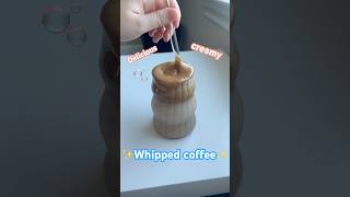 This creamy whipped coffee is everything coffee recipe dalgonacoffee shorts whippedcoffee yum [upl. by Alarick631]