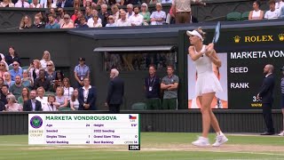 Wimbledon 2023  Marketa Vondrousova vs Ons Jabeur  Ladies Singles Final Highlights [upl. by Faye]