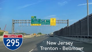 New Jersey i295 South Exit 65  NJ Route 42 1080 Raw video [upl. by Enneillij694]