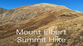 Mount Elbert  East Ridge [upl. by Adnawt]