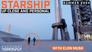 Join Elon Musk on a tour of Starship just before it launches w post launch interview [upl. by Dante]