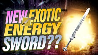 The First Exotic Energy Sword in Destiny 2  WTF 1 shot in PVP [upl. by Akinal505]