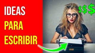 🔥 Ganá Dinero ESCRIBIENDO LIBROS Fácil  Emprender Simple [upl. by Kitchen53]