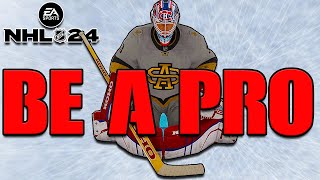 NHL 24 Be A Pro GOALIE TIPS amp TRICKS [upl. by Eleets]