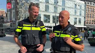 Op pad met agenten Hans en Jeroen van de Leidsebuurt  FANCLUB CENTRUM [upl. by Dorcus]