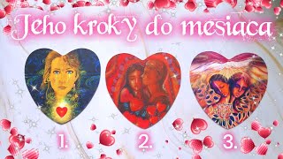 Jeho NEUVERITEĽNÉ kroky smerom k tebe 👄❣️💞 výkladkaret [upl. by Tnarb437]