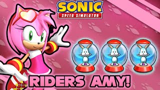 Unlocking Riders Amy in Sonic Speed Simulator Animal Rescue Event [upl. by Saraiya]