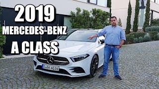 2019 MercedesBenz A Class ENG HeyMercedes  Test Drive and Review First Drive [upl. by Ingmar]