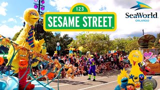 Spooky Sesame Street Parade Halloween Fun at SeaWorld Orlando [upl. by Philippa]