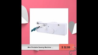 Mini Portable Sewing Machine  Handheld Stitching Tool [upl. by Puri747]