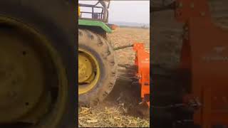 John Deere me rotavator fergusontractor farming 🚜🚜 [upl. by Estrellita724]