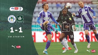 Highlights  Wigan Athletic 11 Plymouth Argyle [upl. by Ahselrak]