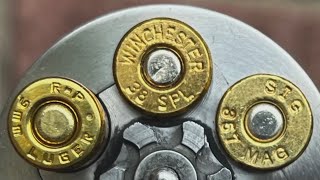 9mm vs 38 Special vs 357 Mag Not Even Close [upl. by Tillford452]