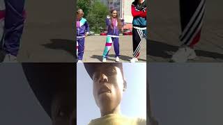 Tuzelity bro duet dancemoves dance shuffledance duo tuzelitydanc dancesteps reaction [upl. by Anilas]