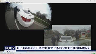 Video shows Kim Potter in distraught after shooting Daunte Wright  FOX 9 KMSP [upl. by Ashraf]