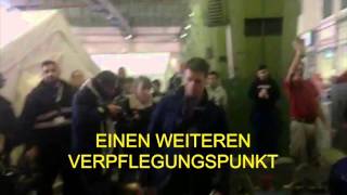 Flüchtlingsunterkunft im Flughafen Tempelhof [upl. by Bondie]