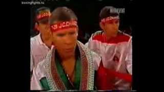 59 Kostya Tszyu TKO 6 Julio Cesar Chavez WBC 140lb Jul 2000 [upl. by Inafetse251]