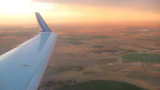 United Express SkyWest CRJ200 Denver Approach  Landing HD [upl. by Nauqet]