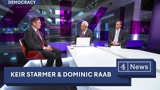 Interview with Keir Starmer and Dominic Raab [upl. by Eldridge]