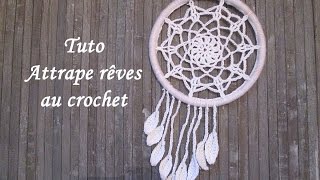 TUTO ATTRAPE REVES AU CROCHET Dream catcher crochet ATRAPASUENOS CROCHET [upl. by Morril945]