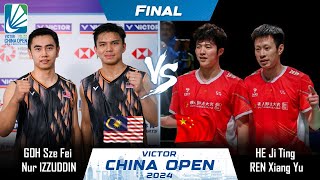 ⚪LIVE SCORE  GOH Sze Fei Nur IZZUDDIN vs HE Ji Ting REN Xiang Yu  China Open 2024 Badminton [upl. by Neevan42]