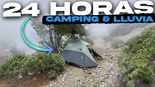 24 HORAS en CASA DE CAMPING atrapados BAJO LA LLUVIA  DIA 35 La Martha [upl. by Janyte676]