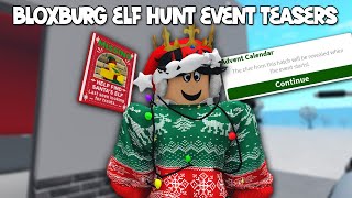 BLOXBURG TEASES THE ELF HUNT EVENT AND NEW ADVENT CALENDAR PREDICTIONS [upl. by Hamfurd]