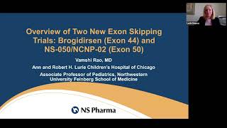 Webinar NS Pharma  Overview of New Exon Skipping Trials Brogidirsen and NS050NCNP03 Mar 2024 [upl. by Derna]