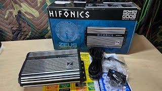 Hifonics Zeus ZRX12161D V2 Overview and Amp Dyno [upl. by Gillead]