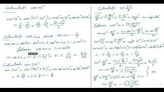 Formule trigonometrice fundamentale [upl. by Greer]