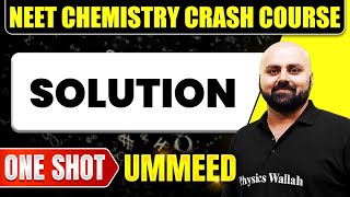 SOLUTION in 1 Shot All Concepts Tricks amp PYQs  NEET Crash Course  Ummeed [upl. by Isiad]