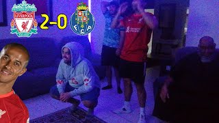 LIVERPOOL FANS REACT TO THIAGO GOAL AGAINST PORTO LIVERPOOL vs PORTO 20 LIVE FAN REACTION [upl. by Nyladgam]