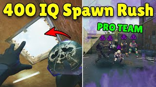 NEW SPAWN RUSH Trick AGAINST PRO PLAYERS  Rainbow Six Siege [upl. by Ecnatsnoc]