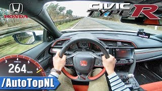 Honda Civic Type R FK8  ACCELERATION amp SPEED 262kmh AUTOBAHN POV by AutoTopNL [upl. by Navap395]