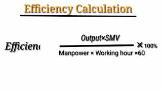 Efficiency Calculation  Line efficiency  কর্মদক্ষতা হিসাব ✅🎁⏩ ইফিসিয়েন্সি ক্যালকুলেশন [upl. by Hogle72]