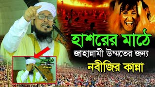 হাশরের মাঠেজাহান্নামী উম্মতের জন্যনবীজির কান্না Mufti Kausar Hussain Qadri 01830736059 [upl. by Rutledge]