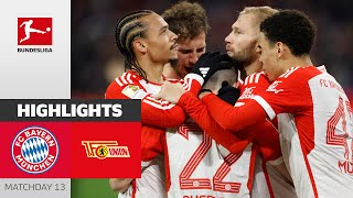 FC Bayern München  Union Berlin 10  Highlights  Matchday 13 – Bundesliga 202324 [upl. by Flannery]