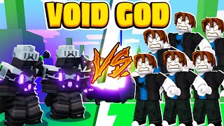 2 void gods VS 90 players in ROBLOX BEDWARS [upl. by Darce253]