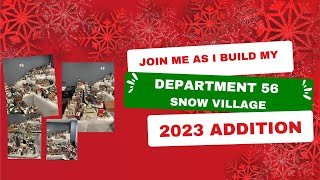 Department 56 Snow Village Display City Layout Update [upl. by Drarrej581]