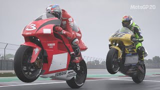 ROSSI VS BIAGGI MOTOGP AUSTIN AMERIKA SERITKAT 2000 [upl. by Wilt62]