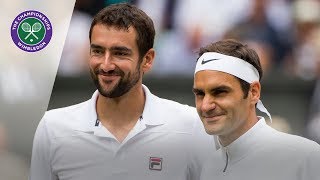 Roger Federer vs Marin Cilic  Wimbledon 2016 Replayed [upl. by Mccollum734]