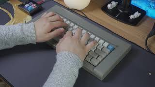 F62 Model F Kishsaver  Buckling Spring Typing Sounds [upl. by Kcirddes]