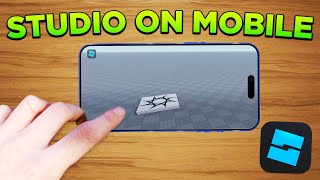 How to Get Roblox Studio on MOBILE 2024  IOS amp Android  Make Roblox Games On Mobile [upl. by Yarased622]