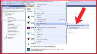 Visual Studio how to add nuget package  Visual Studio 2022 how to add nuget package [upl. by Islean]