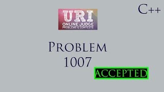 Uri Online Judge 1007  Difference C Solutions [upl. by Yt319]