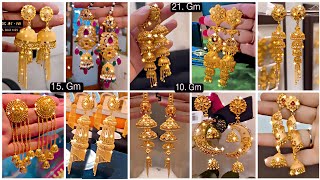 2024❤️ Gold Jhumka Designs With Weight And Price Gold JhumkaDesigns goldjhumkadesign jhumka 79 [upl. by Ayotna]