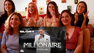 MILLIONAIRE SONG REACTION YoYoHoneySingh  GLORY  BHUSHAN KUMAR [upl. by Aileda219]